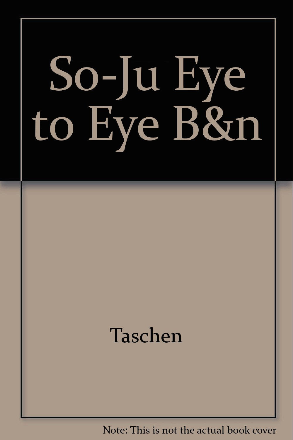 So-Ju Eye to Eye B&n book