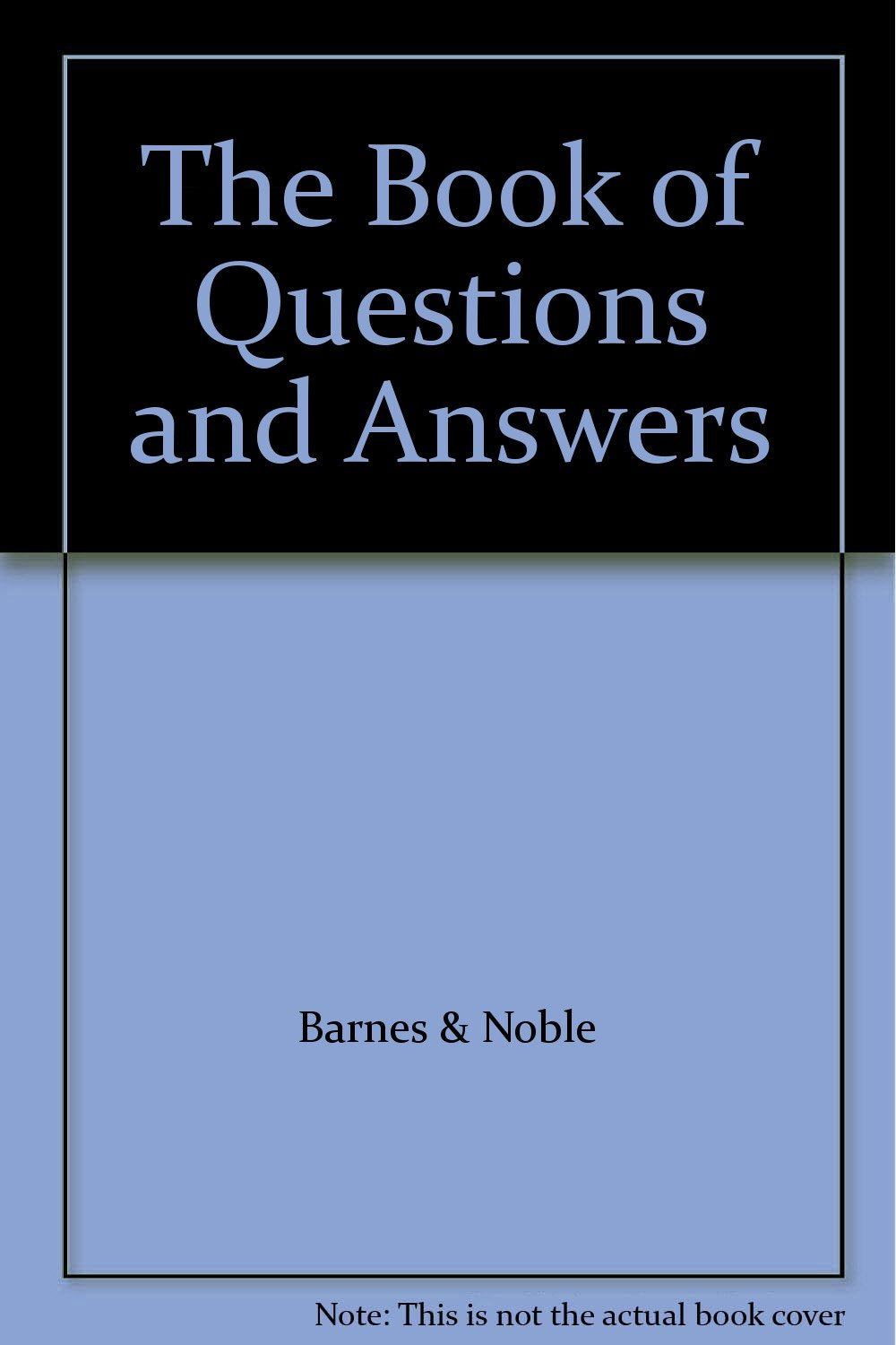 The Book of Questions and Answers Books