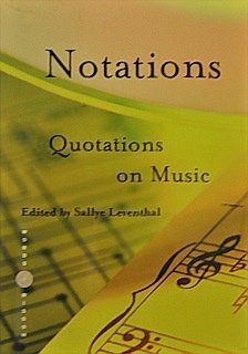 Product Image: Notations Quotations on Music by