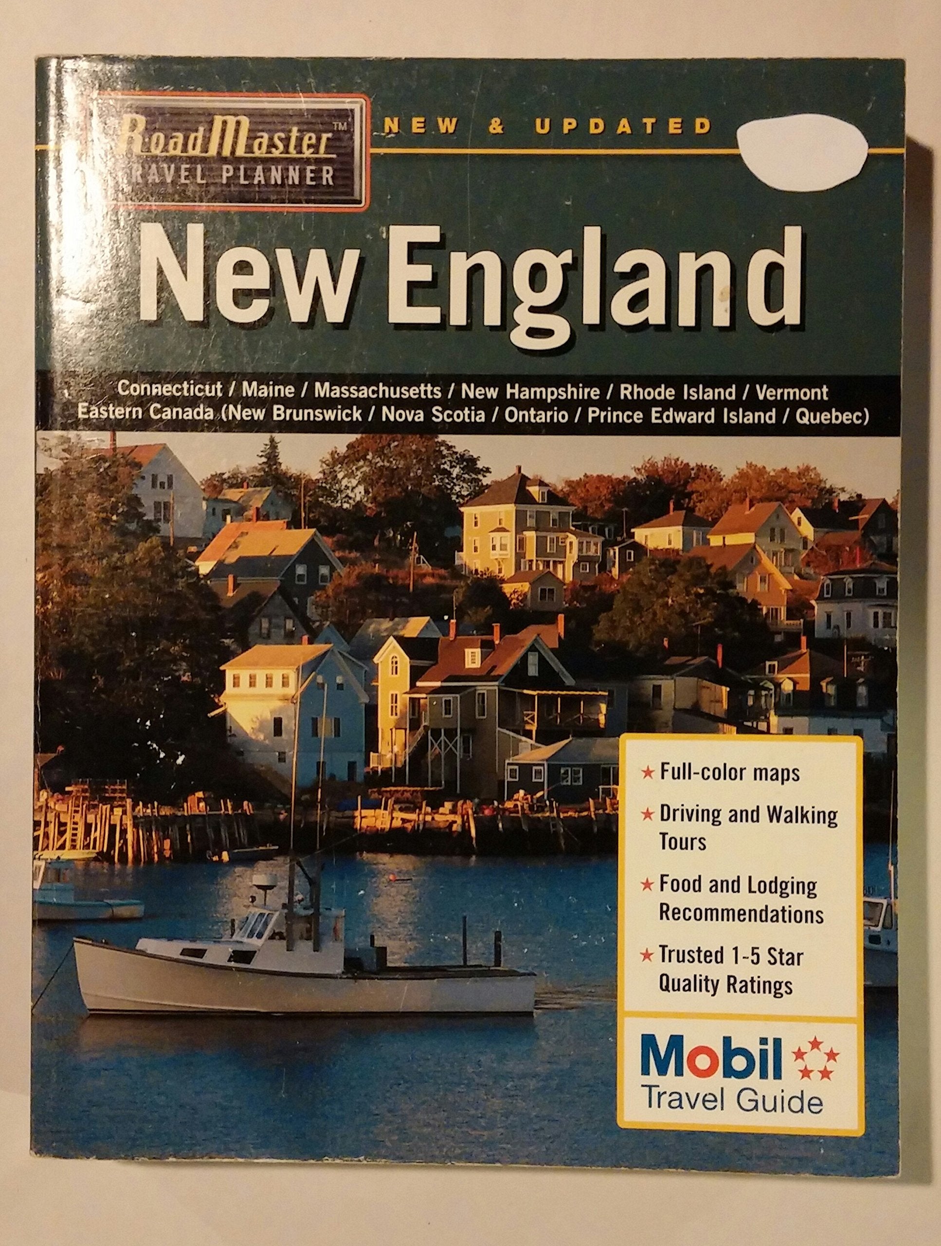 Road Master Travel Planner New England, Mobil Trav Books