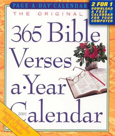 The Original 365 Bible Verses-A-Year 2001 Calendar (Original 365 Bible Verses a Year Calendar) Books