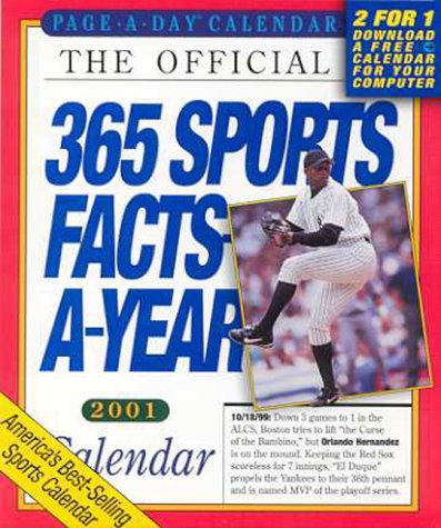 The Official 365 Sports Facts-A-Year 2001 Calendar Leisure & Fun