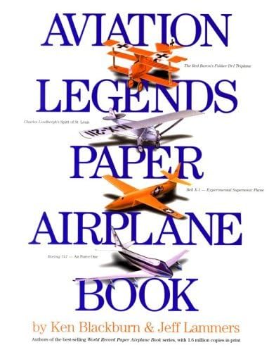 Aviation Legends Paper Airplane Book Hobbies & Crafts