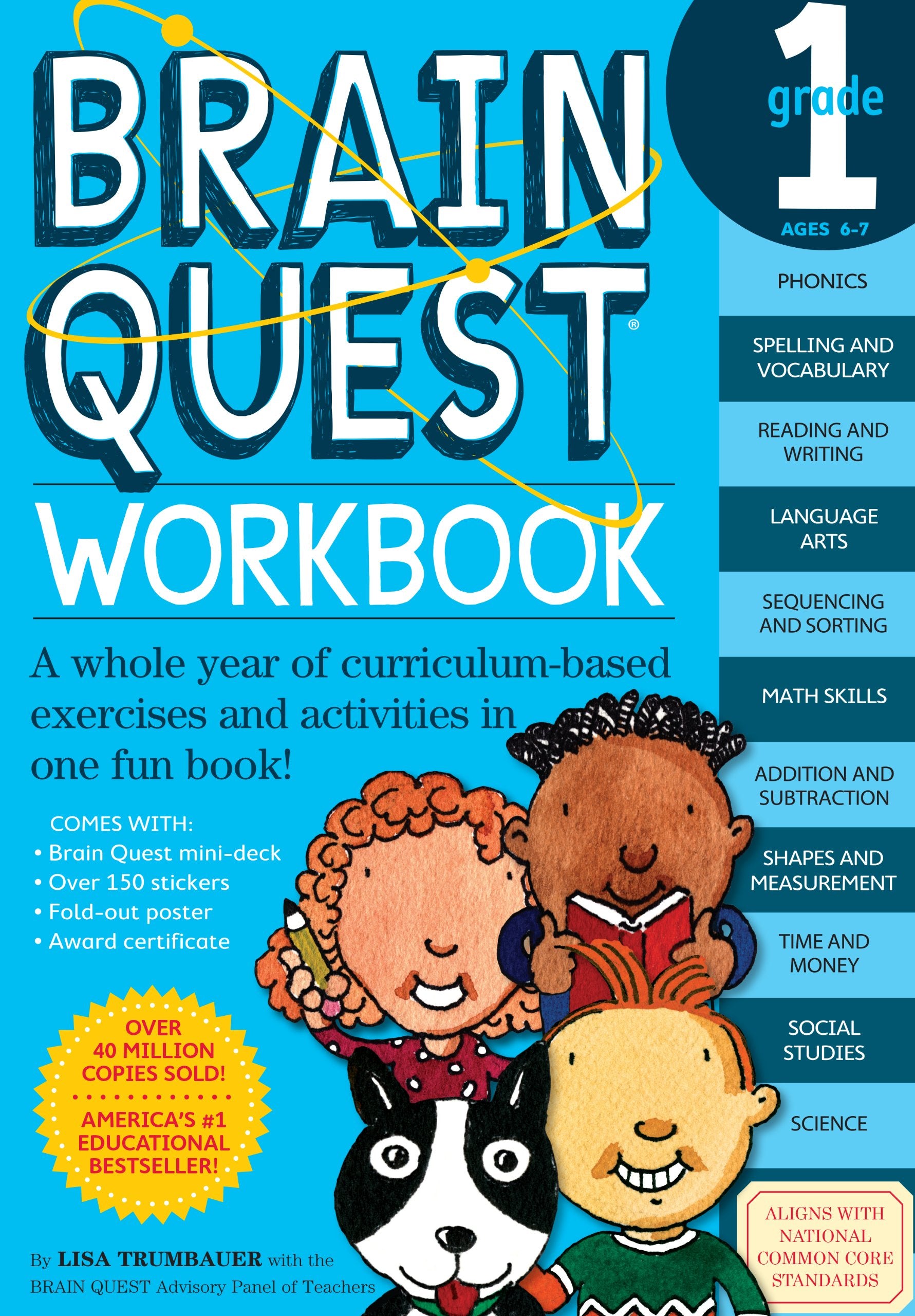 Brain Quest Grade 1 Workbook Study Guides Books