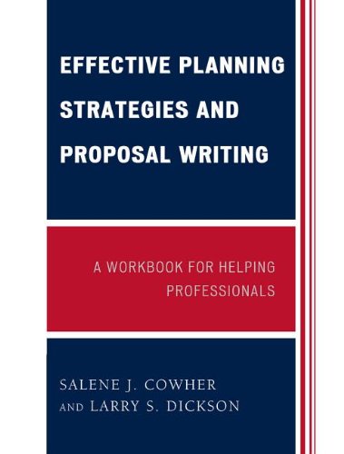 Product Image: Effective Planning Strategies and Proposal Writing: A Workbook for Helping Professionals