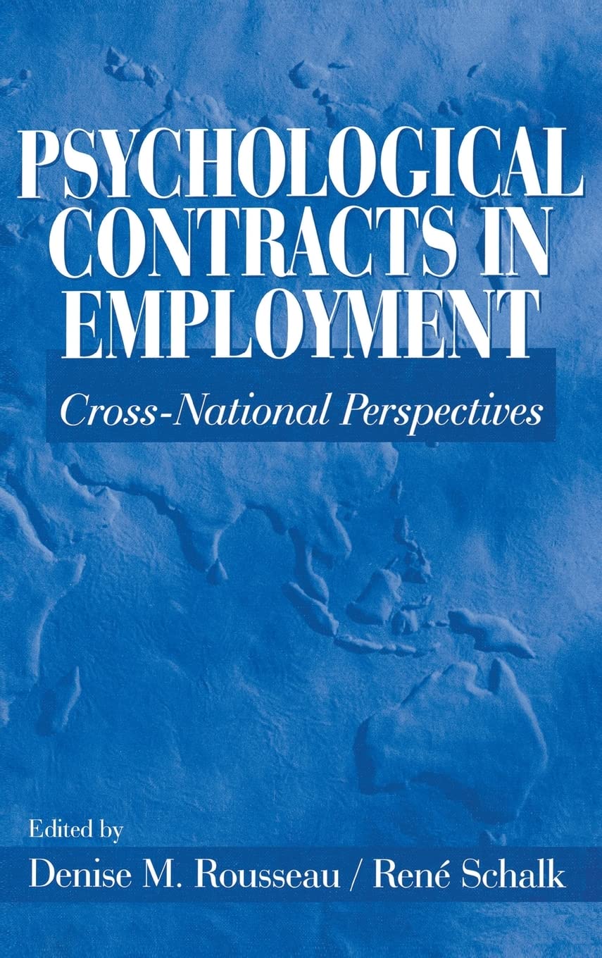 Psychological Contracts in Employment: Cross-National Perspectives Social Sciences