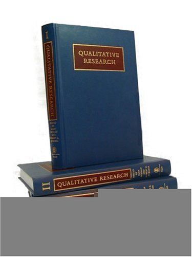 The American Tradition in Qualitative Research (Sage Benchmarks in Research Methods) Natural Sciences