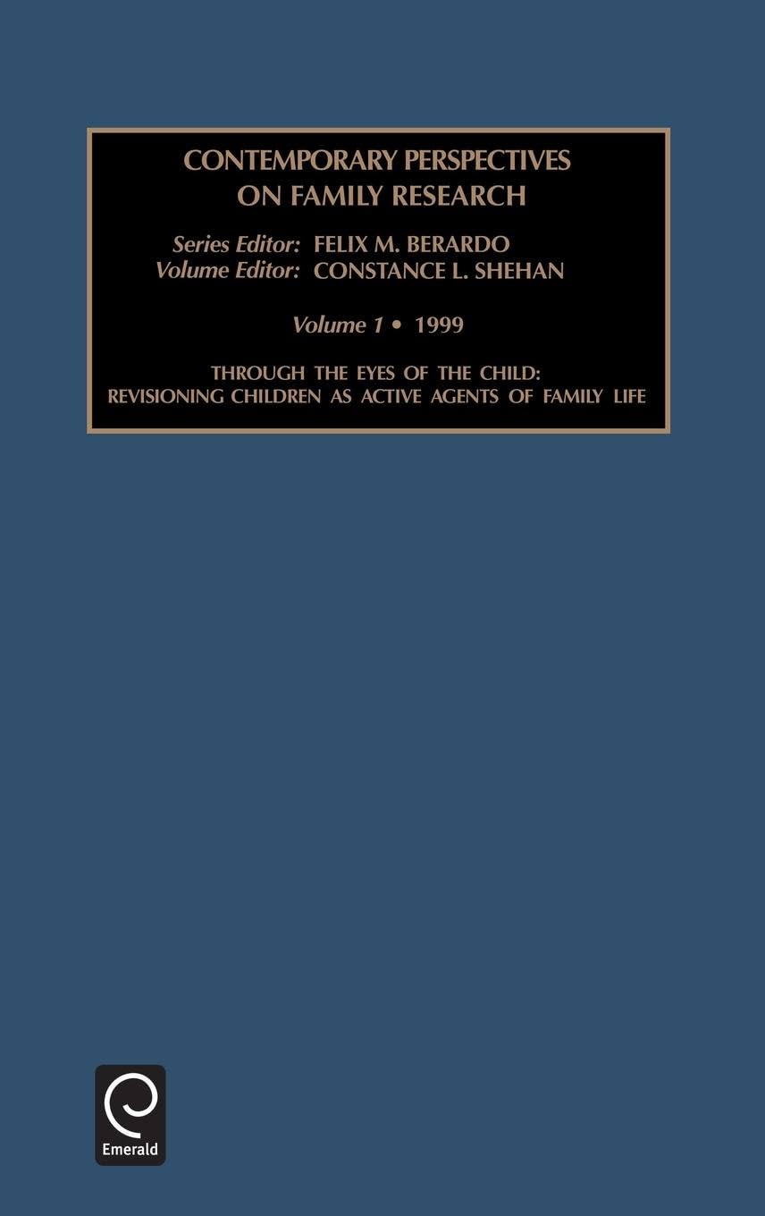 Through the Eyes of the Child: Revisioning Children As Active Agents of Family Life (1) book