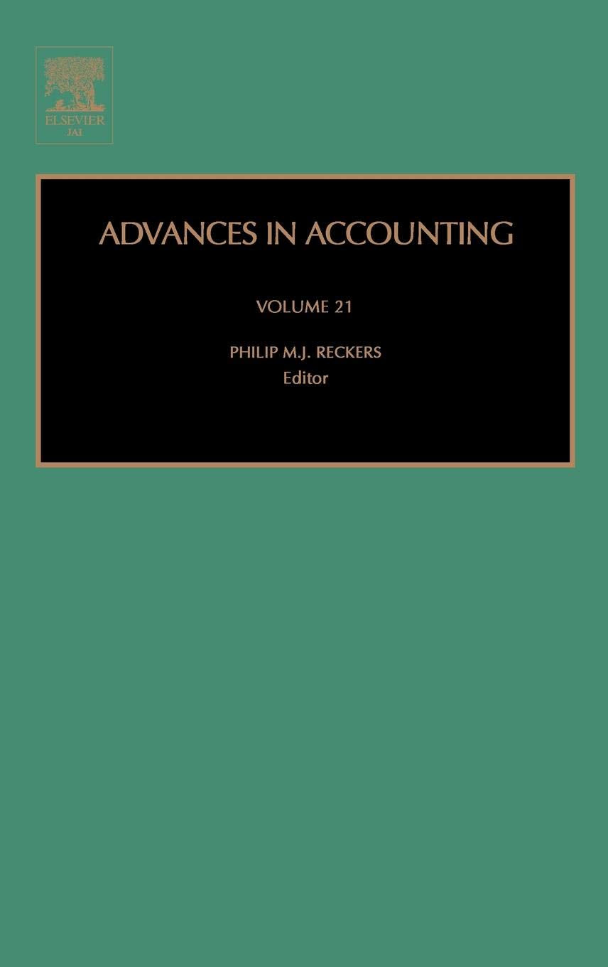 Advances in Accounting (Volume 21) Social Sciences