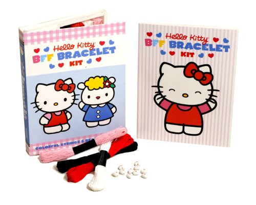 Hello Kitty Friendship Bracelet Kit: Colorful Strings & Beads Inside! Tiptoi & Games