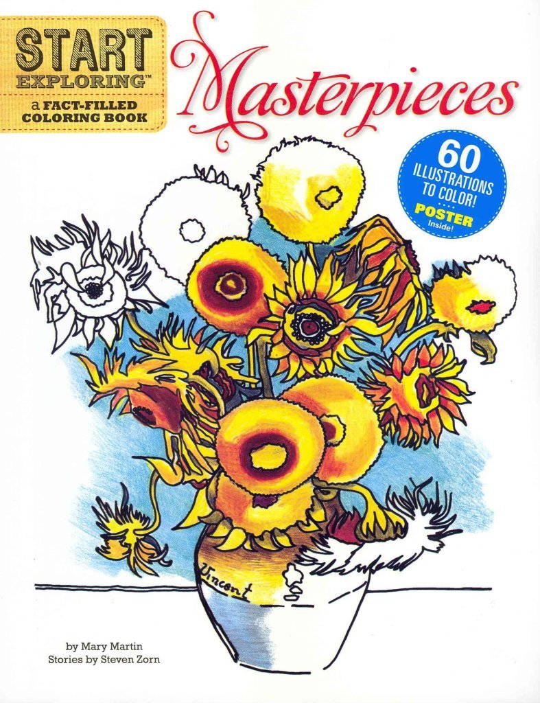Product Image: Start Exploring: Masterpieces: A Fact-Filled Coloring Book