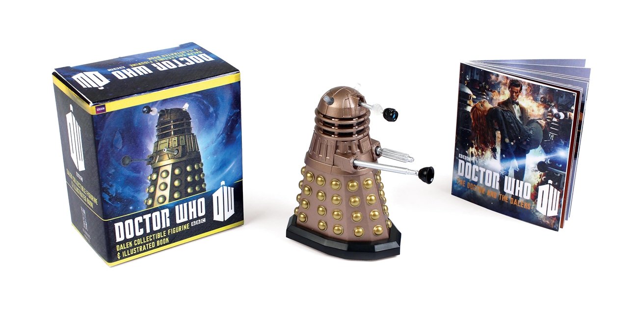 Doctor Who: Dalek Collectible Figurine and Illustrated Book Film, Art & Culture