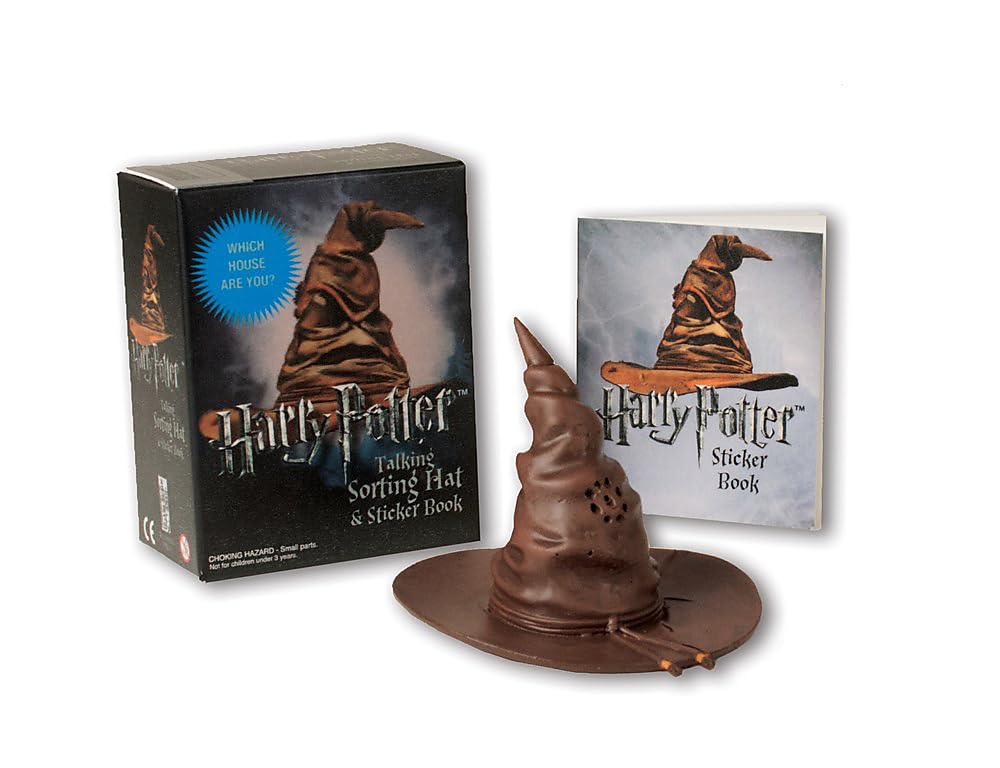Harry Potter Talking Sorting Hat and Sticker Book: Which House Are You? (RP Minis) Hobbies & Crafts