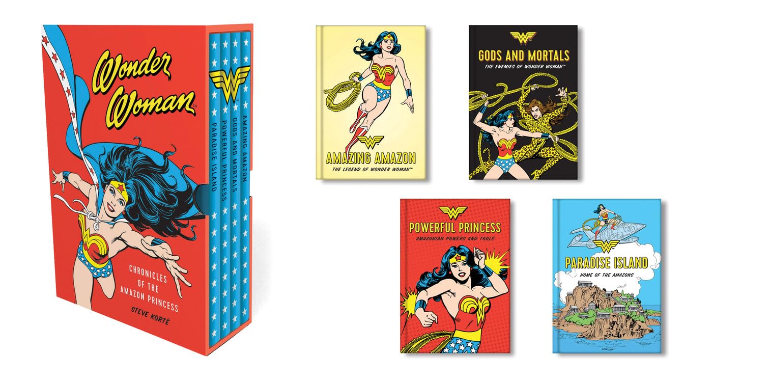 Wonder Woman: Chronicles of the Amazon Princess: (4 hardcover, illustrated books) Manga