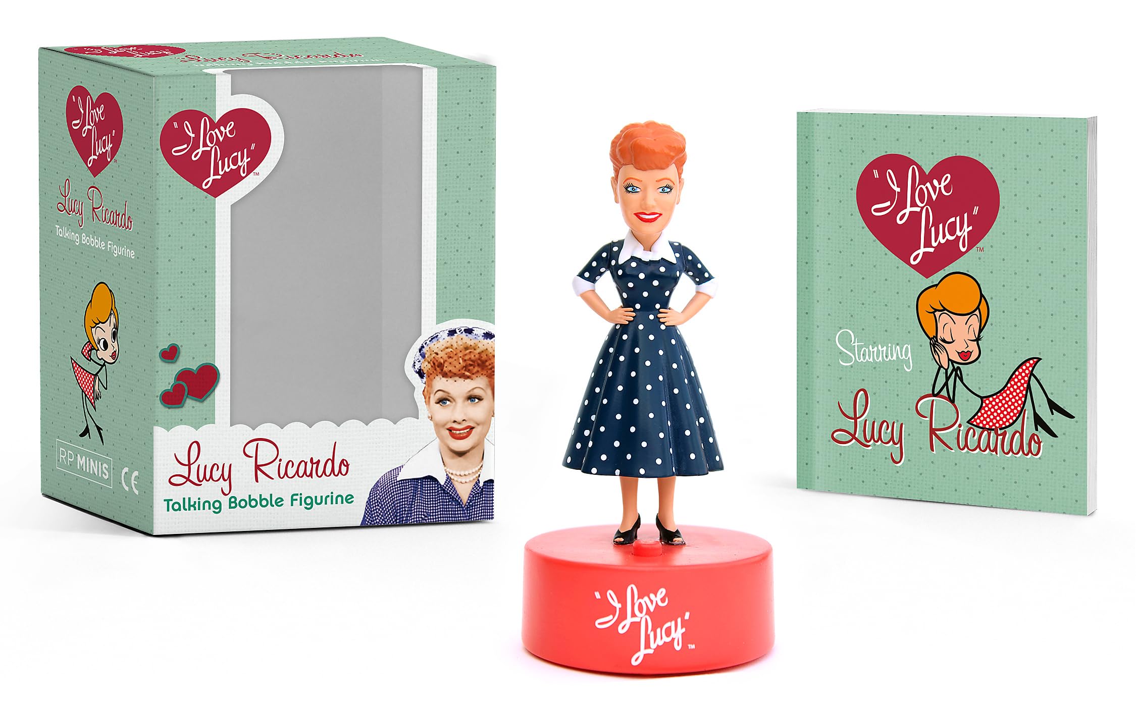 I Love Lucy: Lucy Ricardo Talking Bobble Figurine (RP Minis) Film, Art & Culture