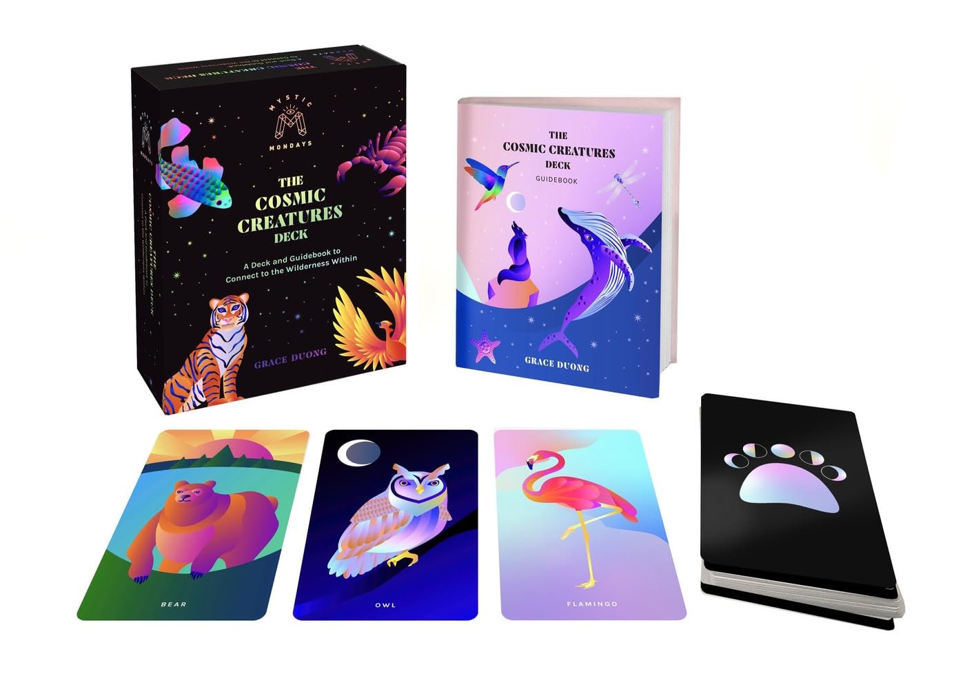Mystic Mondays: The Cosmic Creatures Deck: A Deck and Guidebook to Connect to the Wilderness Within book