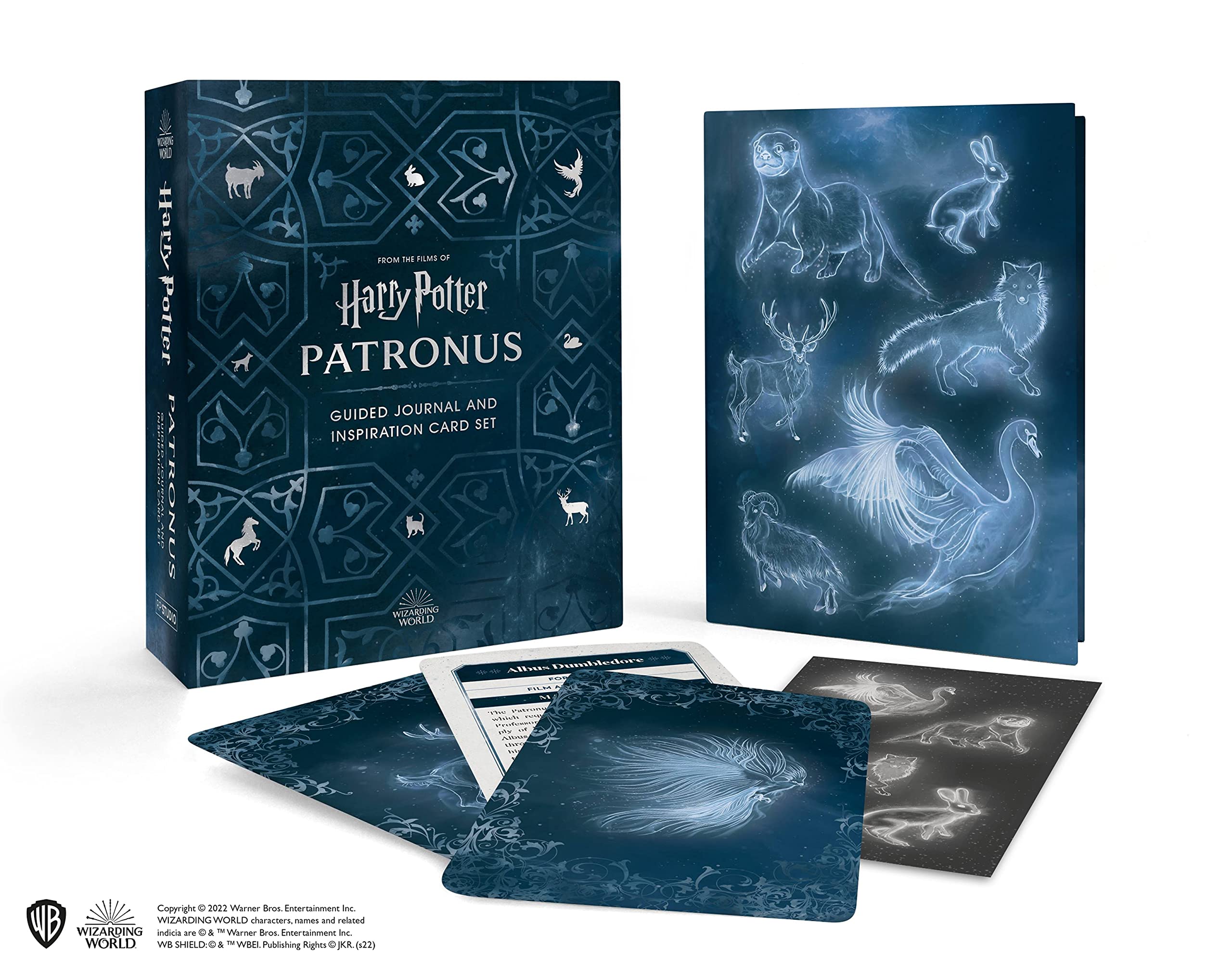 Harry Potter Patronus Guided Journal and Inspiration Card Set Film, Art & Culture