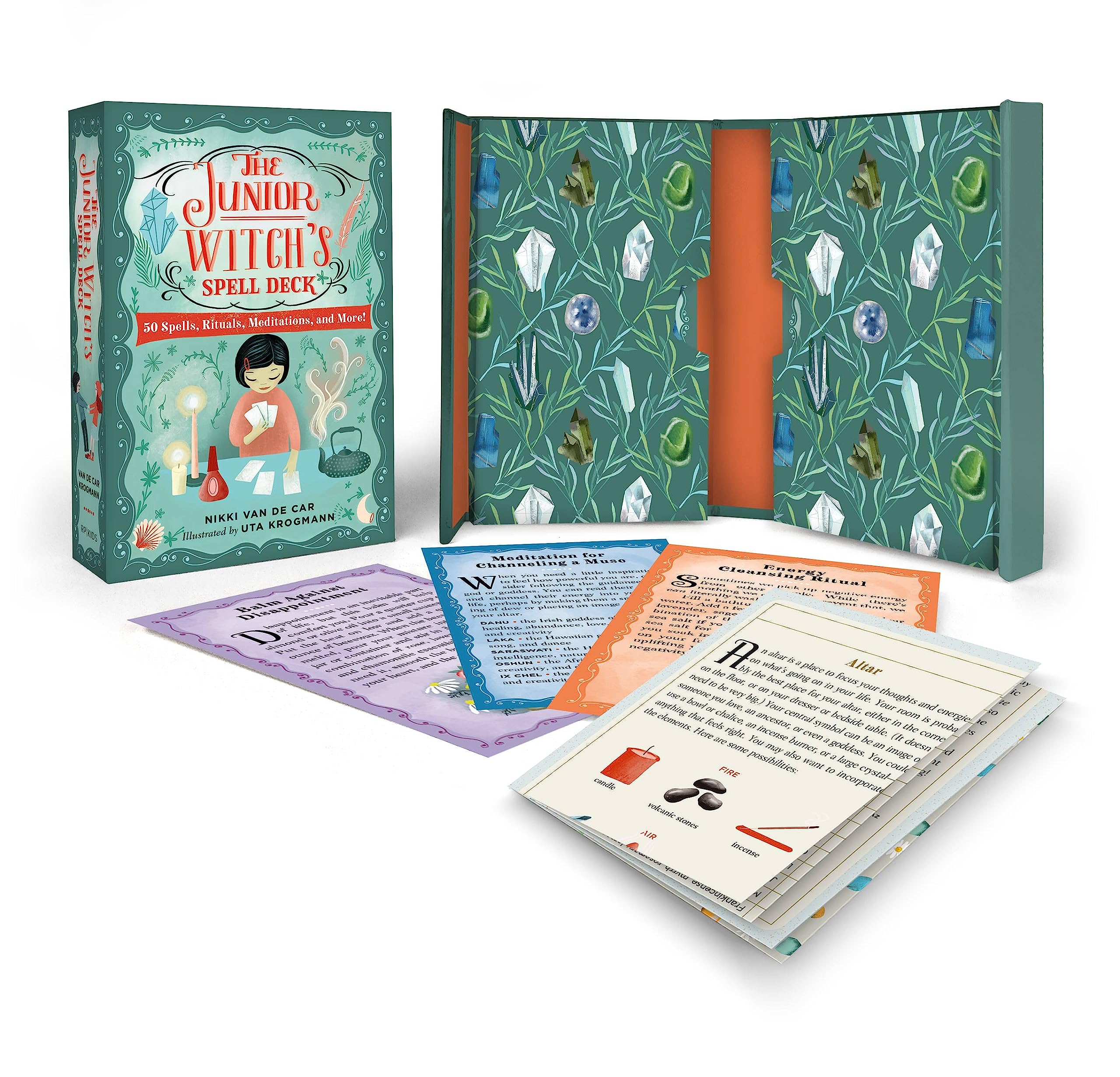 The Junior Witch's Spell Deck: 50 Spells, Rituals, Meditations, and More! book