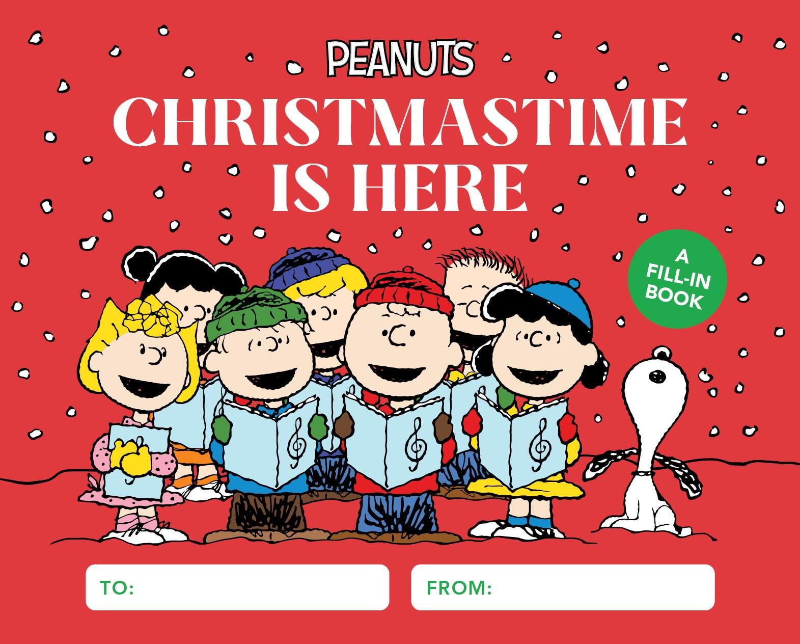 Peanuts: Christmastime Is Here: A Fill-In Book Manga