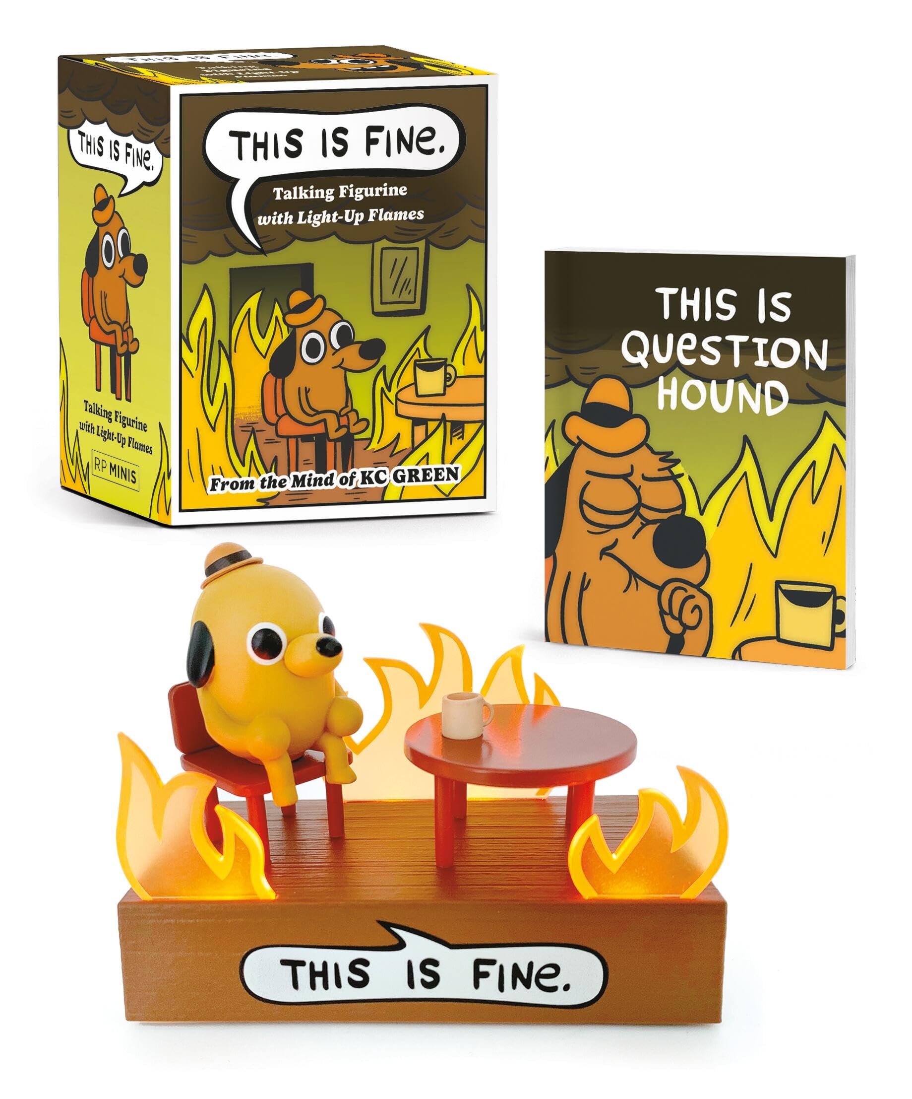 This Is Fine Talking Figurine: With Light and Sound! (RP Minis) Cartoons