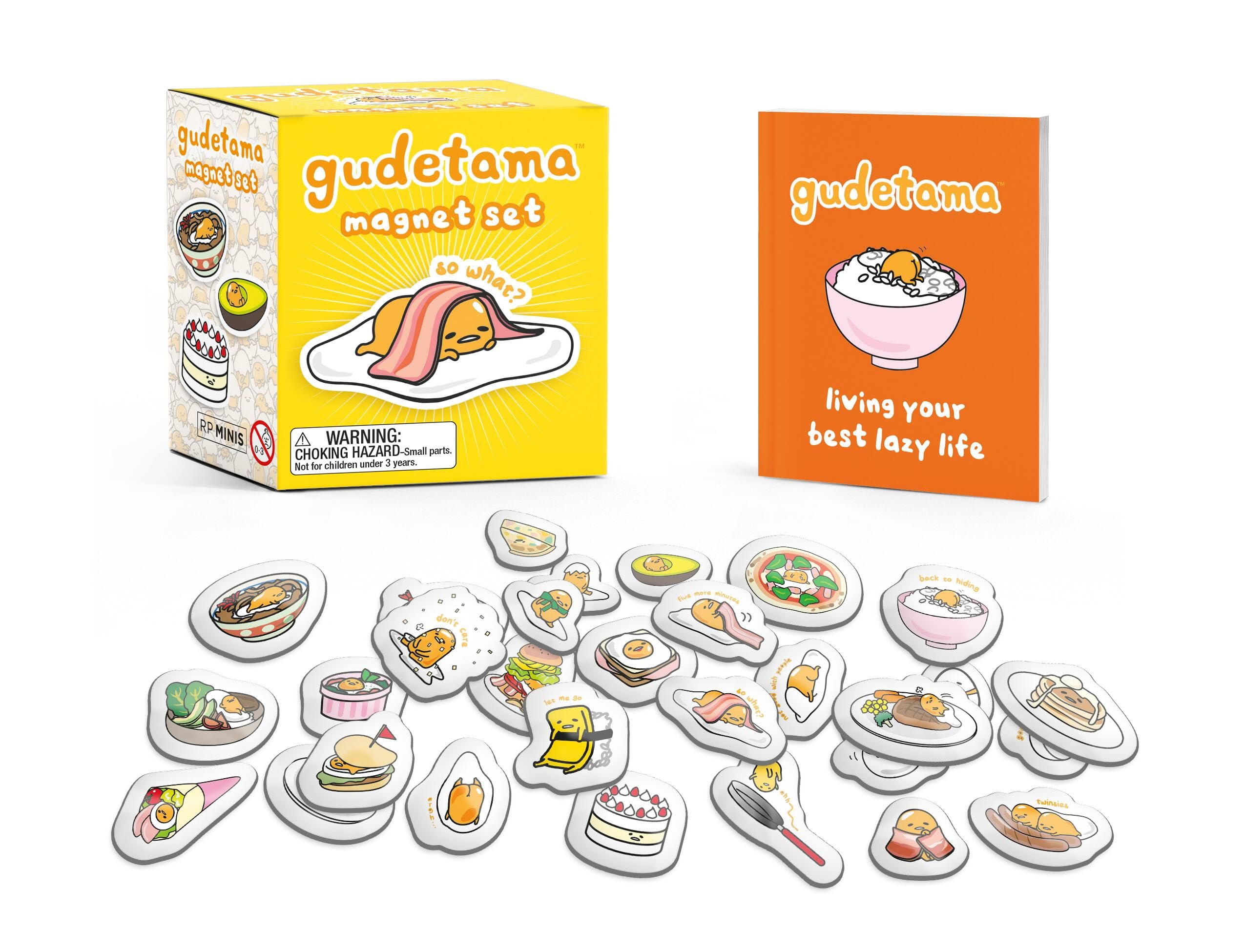 Gudetama Magnet Set: Living Your Best Lazy Life; Magnet Set (RP Minis) Manga