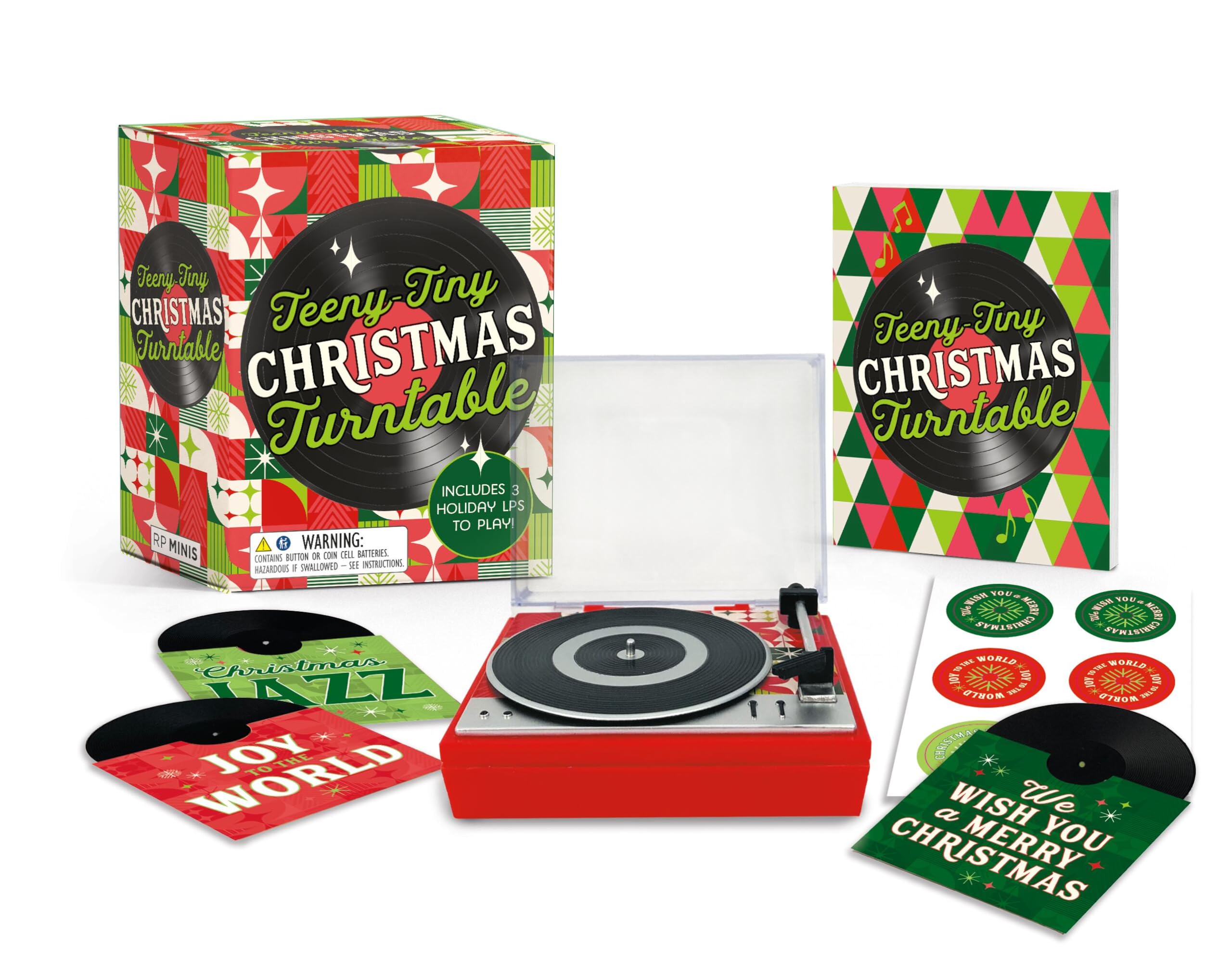 Teeny-Tiny Christmas Turntable: Includes 3 Holiday LPs to Play! (RP Minis) Social Sciences