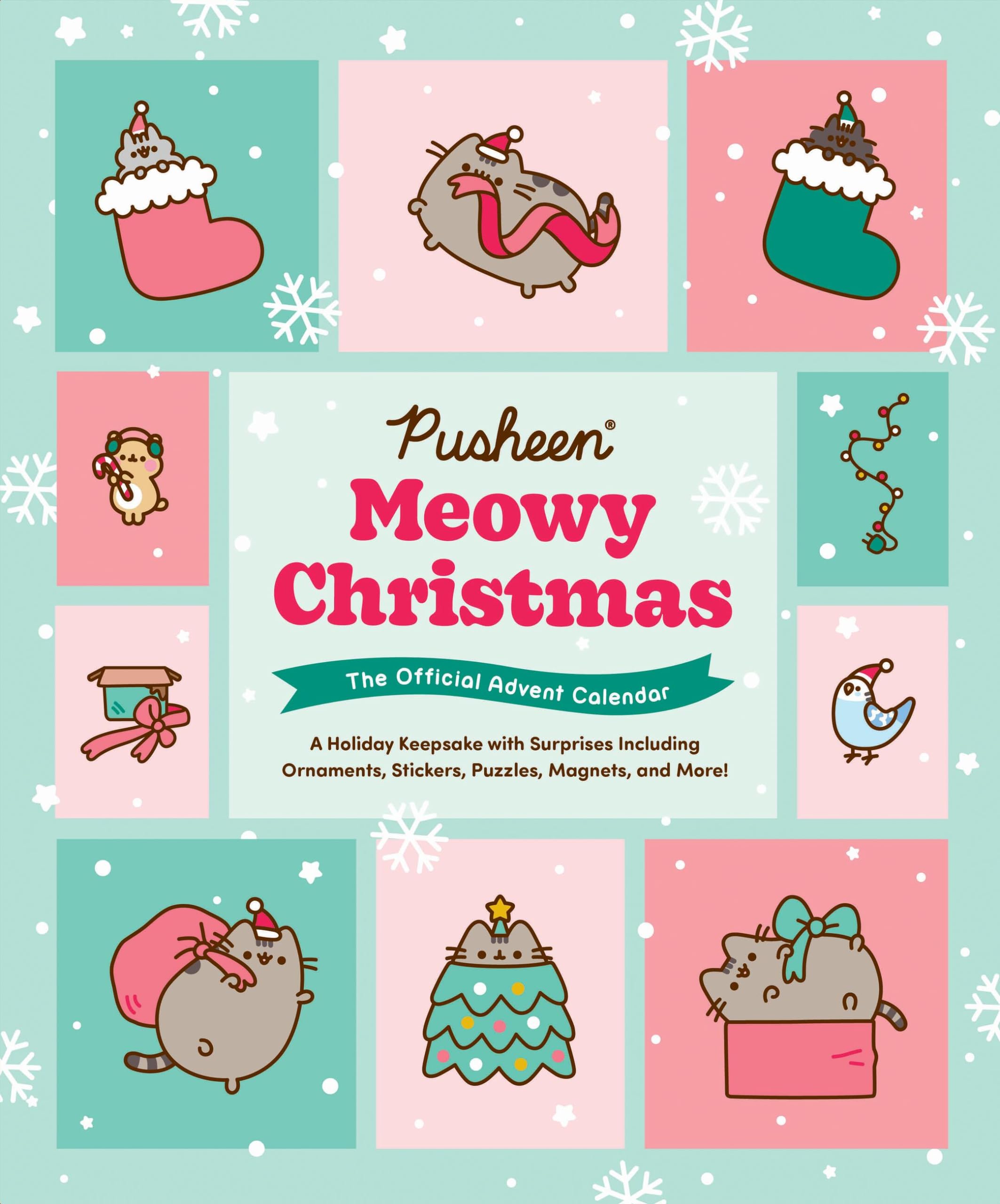Pusheen Meowy Christmas: The Official Advent Calendar: A Holiday Keepsake with Surprises Including Ornaments, Stickers, Puzzles, Magnets, and More! Manga