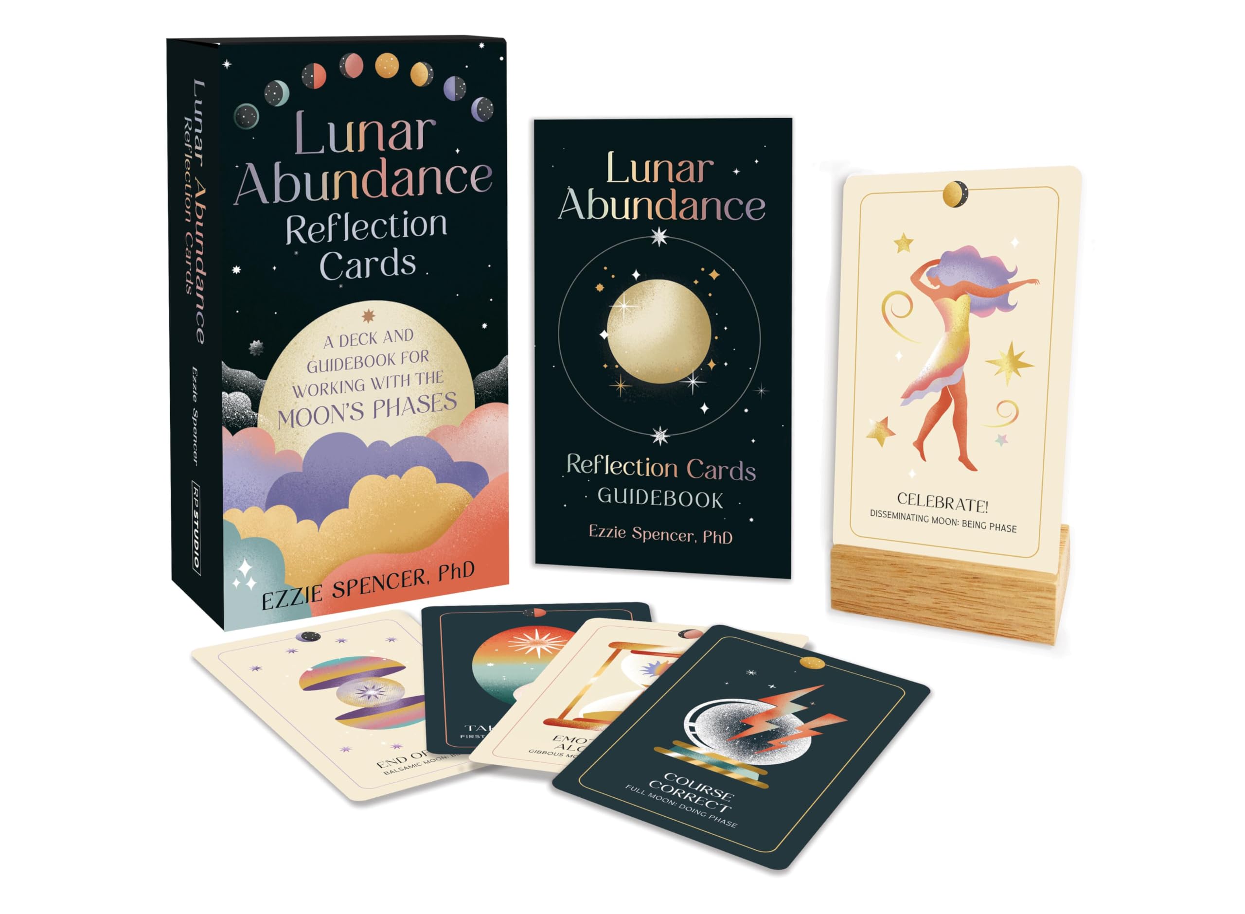 Lunar Abundance Reflection Cards: A Deck and Guidebook for Working with the Moon’s Phases (RP Studio) Leisure & Fun
