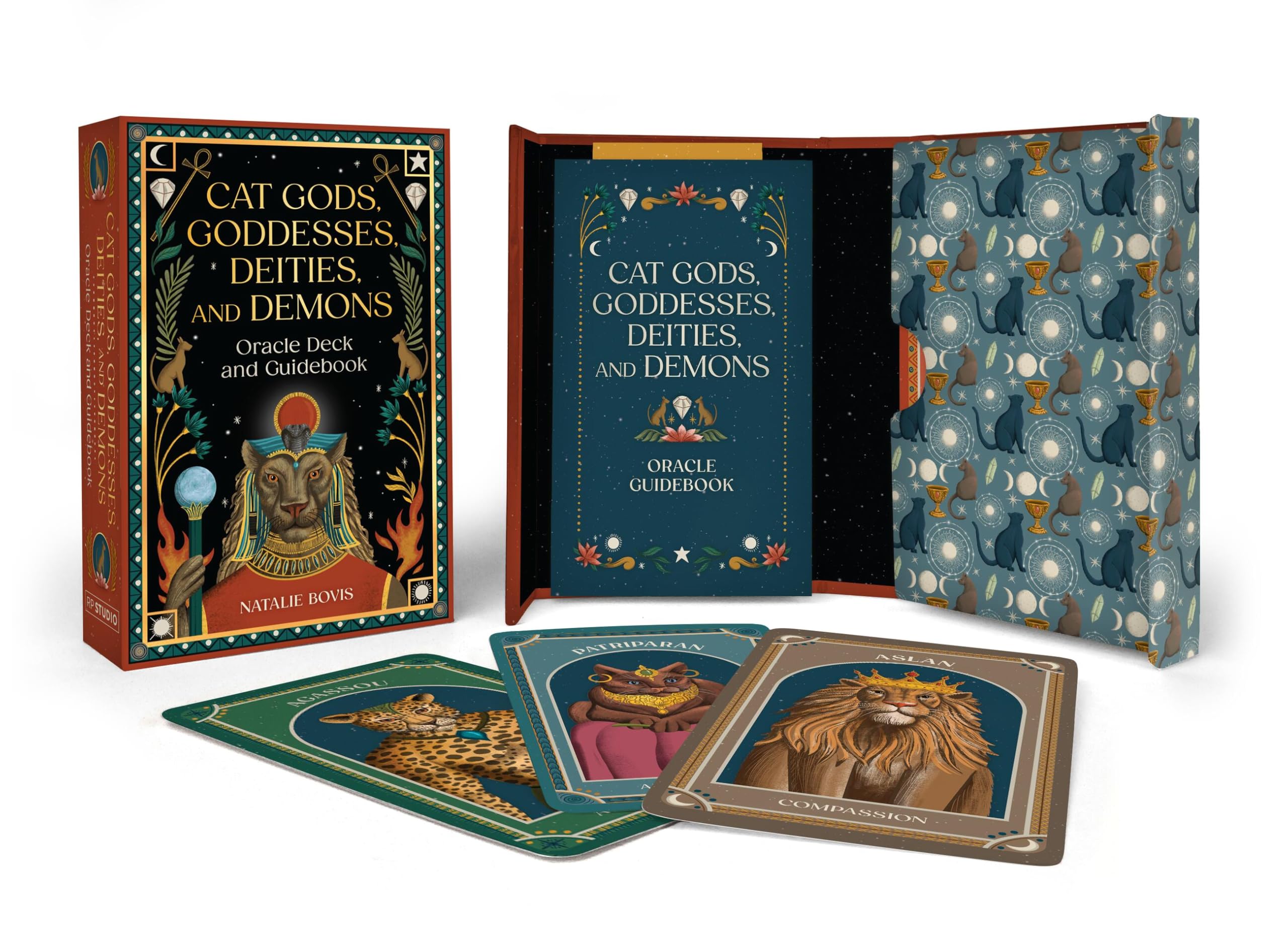 Cat Gods, Goddesses, Deities, and Demons Oracle Deck and Guidebook Social Sciences