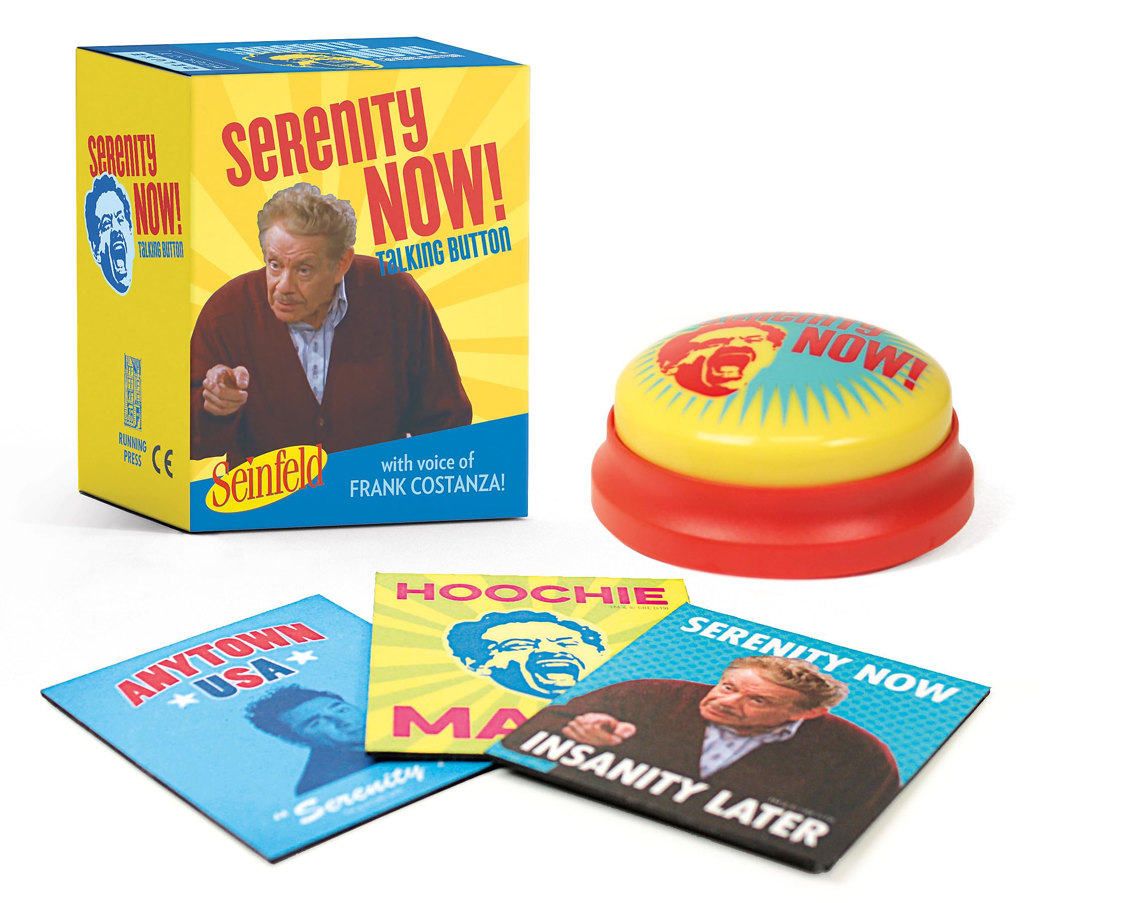 Seinfeld: Serenity Now! Talking Button: Featuring the voice of Frank Costanza! (RP Minis) Film, Art & Culture