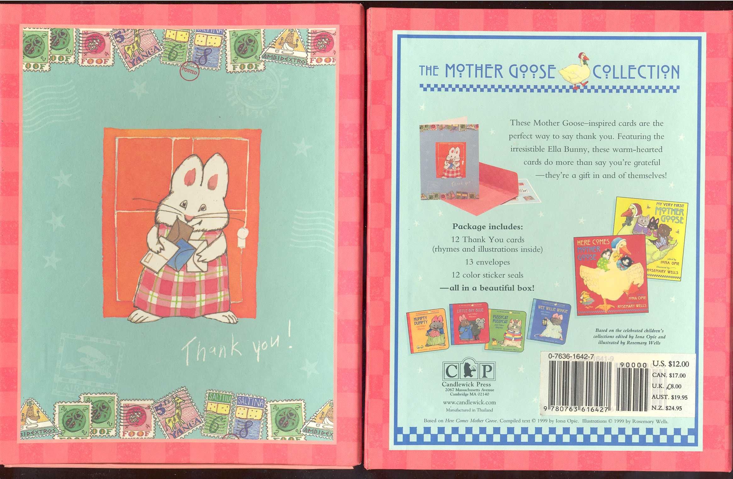 Mother Goose Collection Thank You Cards Tiptoi & Games