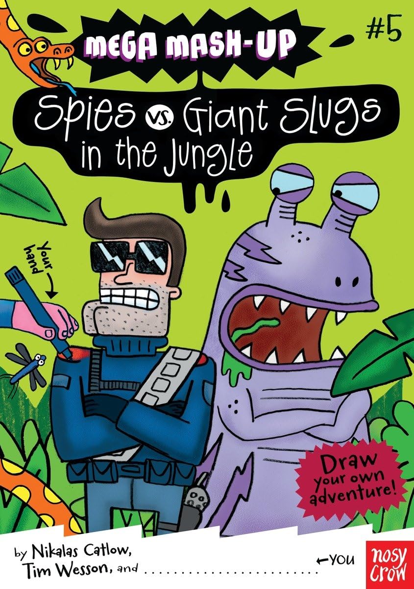 Spies vs. Giant Slugs in the Jungle (Mega Mash-Up, 5, Band 5) Manga