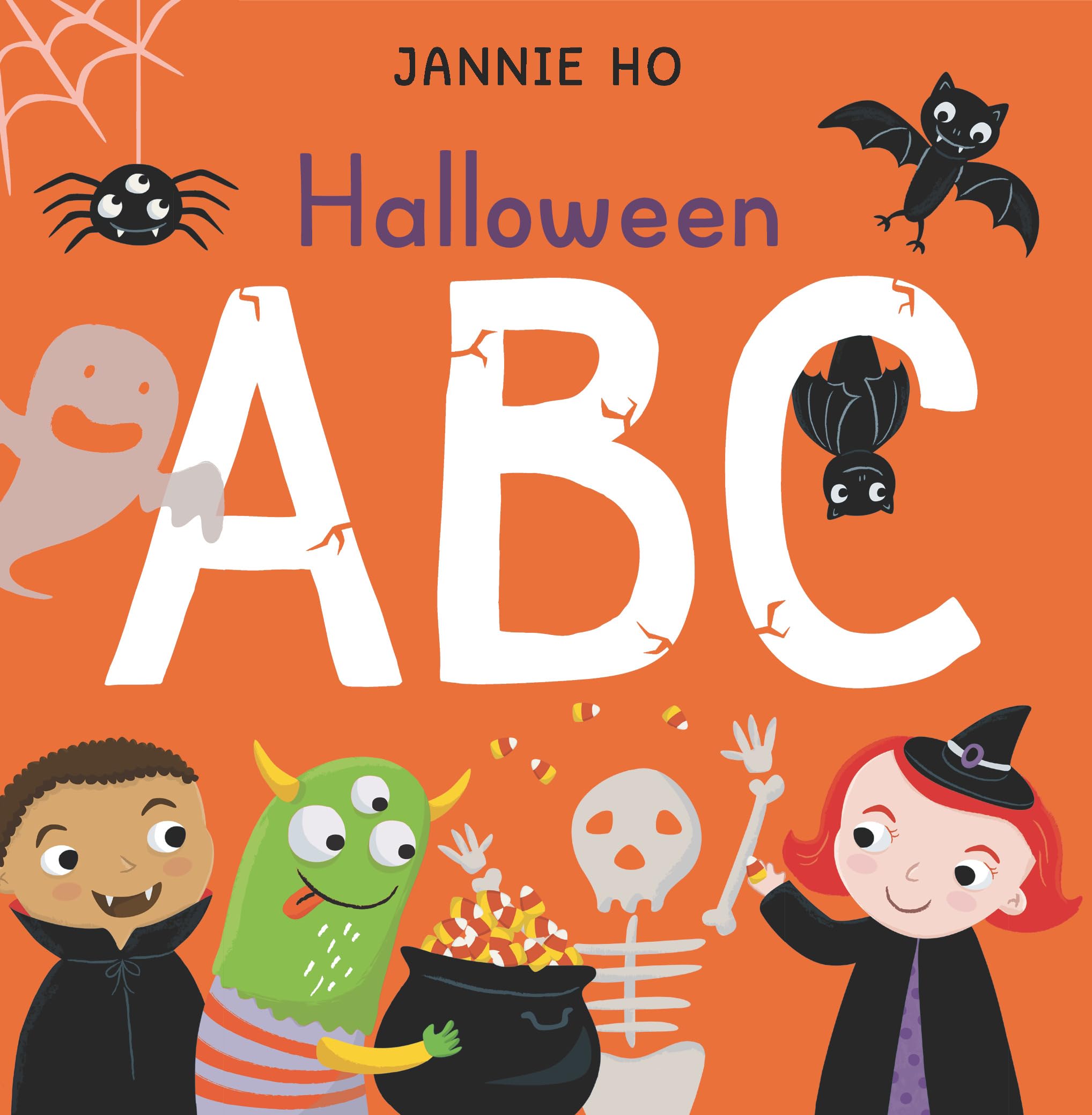 Halloween ABC: (A Sturdy Alphabet Board Book for Babies, Toddlers, and Preschoolers) (Jannie Ho' ABCs) Parents & Children