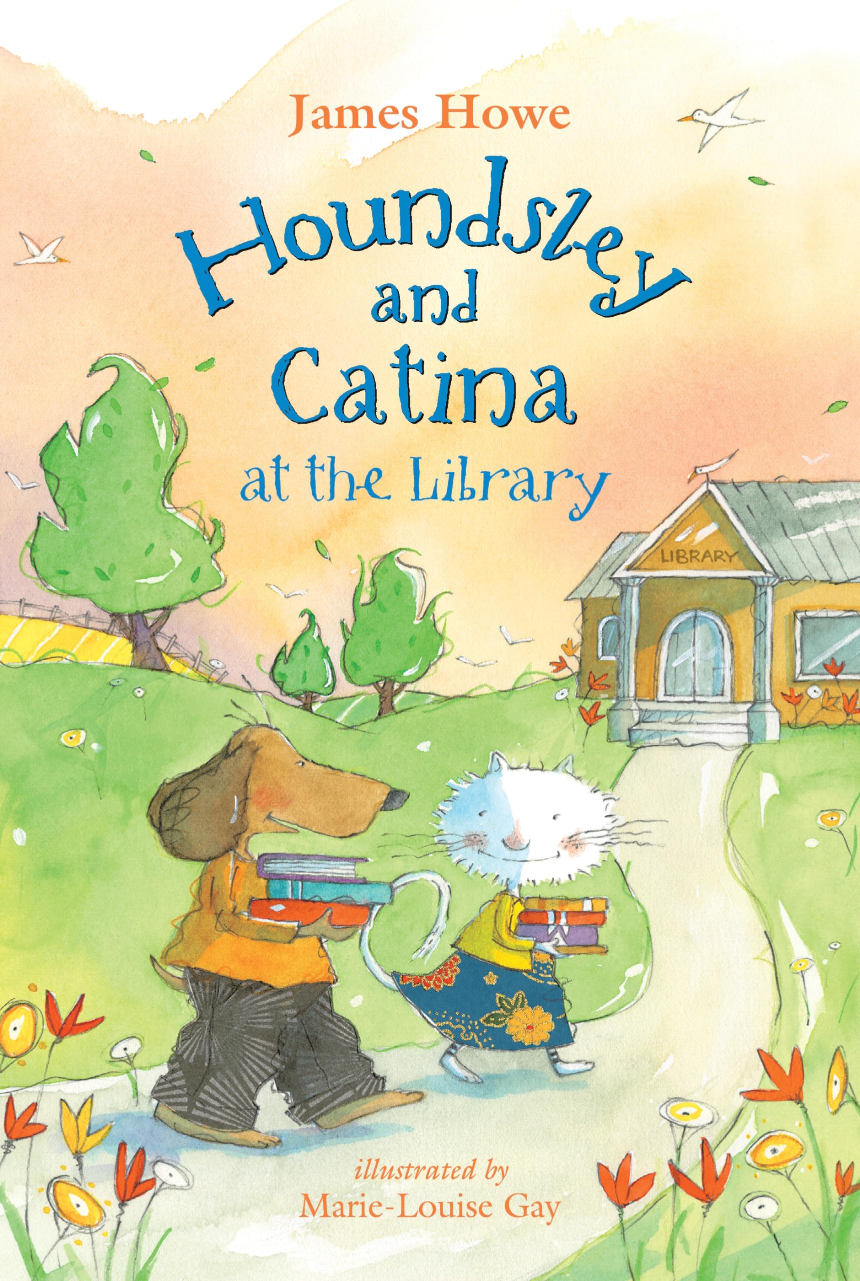 Houndsley and Catina at the Library Non-fiction