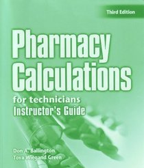 Pharmacy Math for Technicians Books