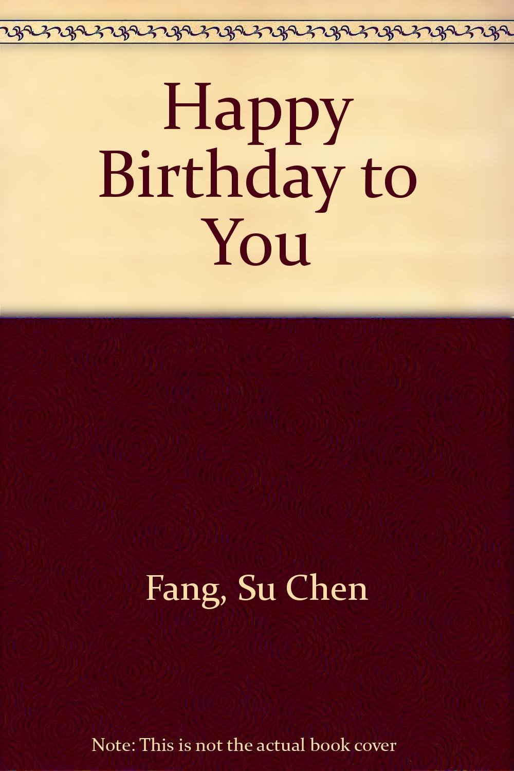 Happy Birthday to You Books