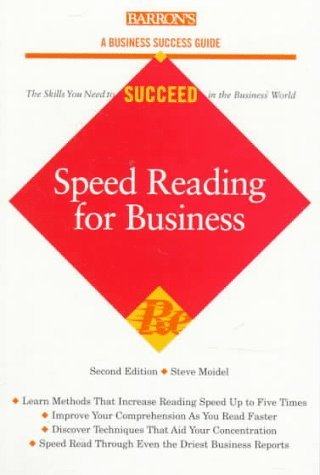 Speed Reading for Business (Barron's Business Success Series) Business, Finance & Career
