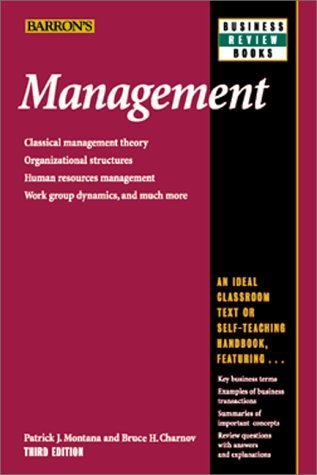 Management (Barron's Business Review Series) Business, Finance & Career