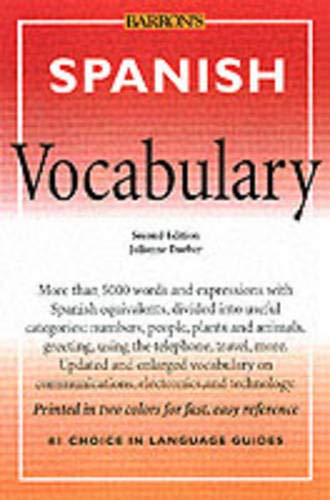 Spanish Vocabulary (Barron's Vocabulary Series) Foreign Languages ​​& Dictionaries