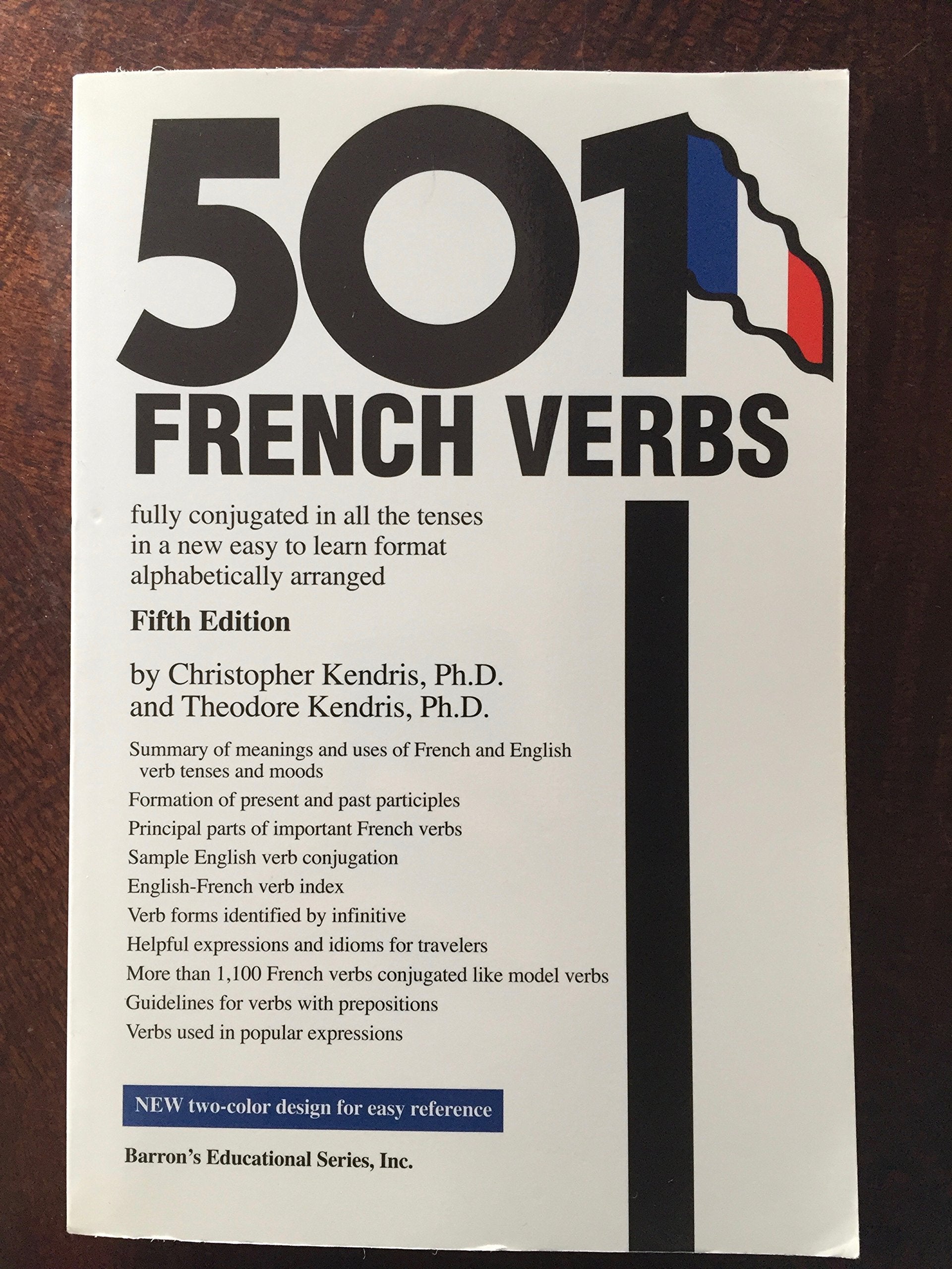 501 French Verbs: Fully Conjugated in All the Tenses and Moods in a New Easy-To-Learn Format, Alphabetically Arranged (501 Verb Series) Foreign Languages ​​& Dictionaries