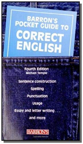 Pocket Guide to Correct English (Barron's Pocket Guides) Learning & Reference