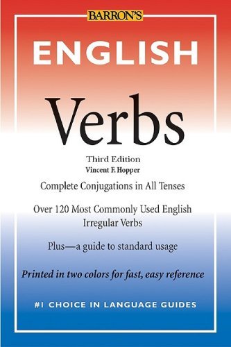 English Verbs (Barron's Verb Series) Foreign Languages ​​& Dictionaries