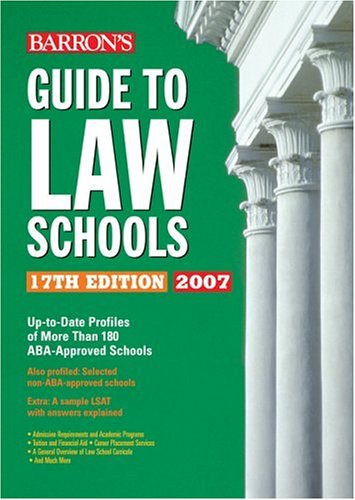 Guide to Law Schools (BARRON'S GUIDE TO LAW SCHOOLS) Law