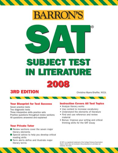 How to Prepare for the SAT Subject Test in Literature (Barron's Education Series) Contemporary literature
