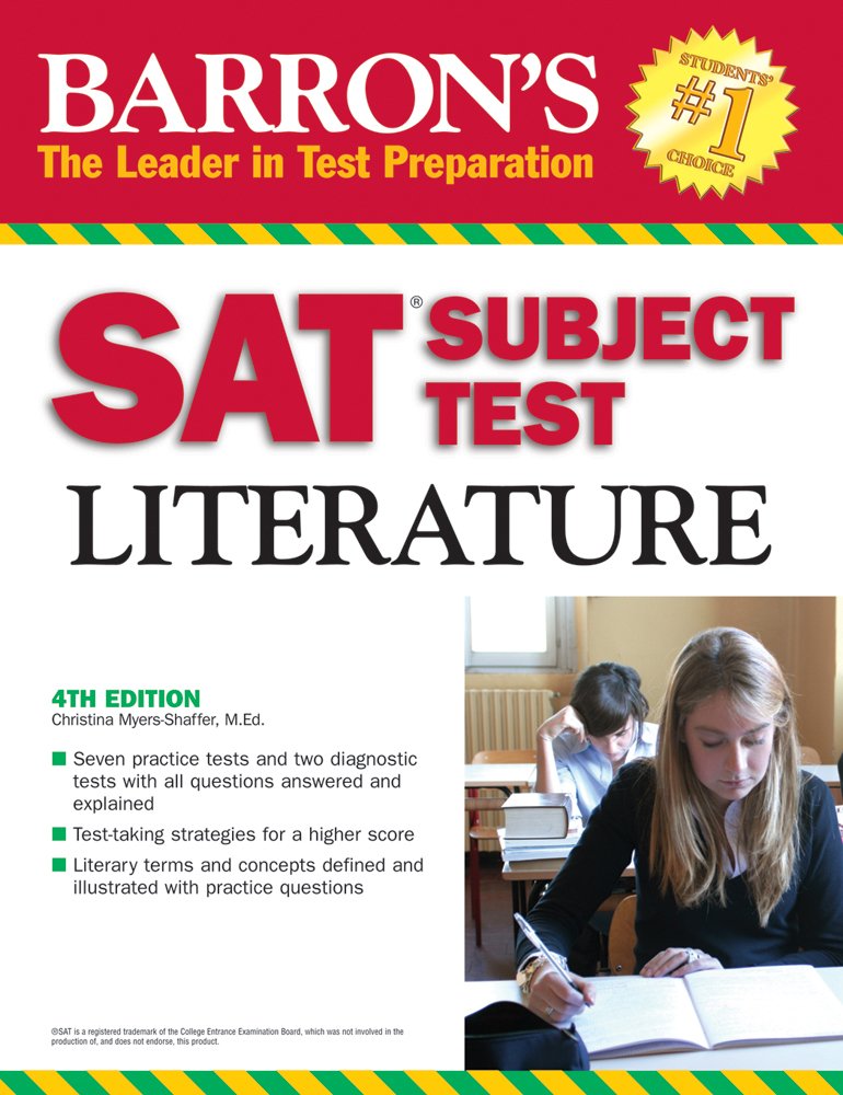 Barron's SAT Subject Test Literature book