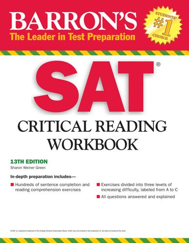 Barron's SAT Critical Reading Workbook (Barron's: the Leader in Test Preparation) Foreign Languages ​​& Dictionaries