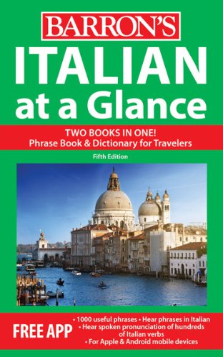 Italian at a Glance: Phrase Book & Dictionary for Travelers Foreign Languages ​​& Dictionaries