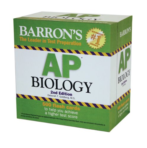 Barron's AP Biology Flash Cards Learning & Reference