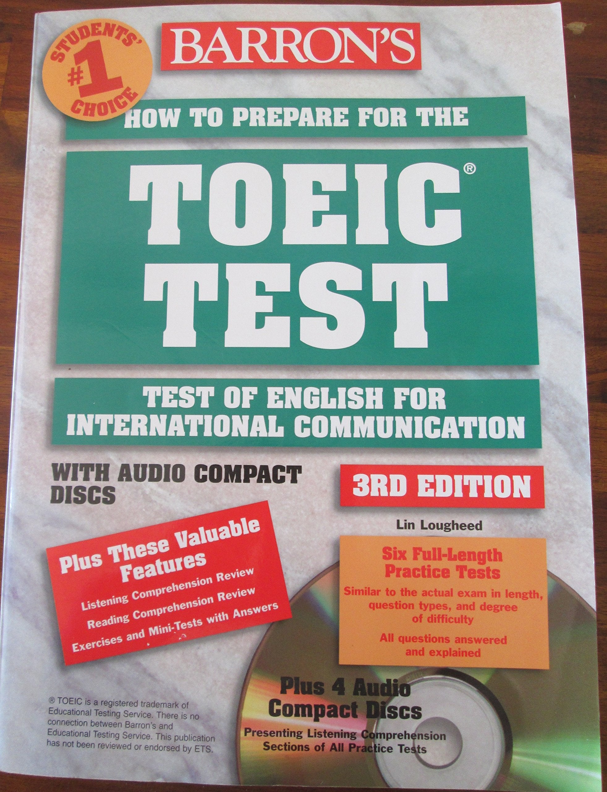 How to Prepare for the TOEIC Test with Audio CDs (BARRON'S HOW TO PREPARE FOR THE TOEIC TEST TEST OF ENGLISH FOR INTERNATIONAL COMMUNICATION) Foreign Languages ​​& Dictionaries