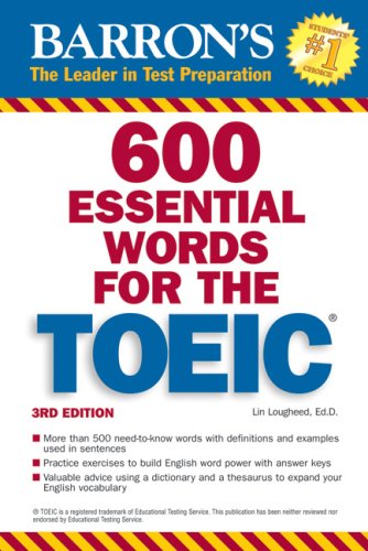 600 Essential Words for the TOEIC 2 CDs inklusive (Barron's Educational Series) Foreign Languages ​​& Dictionaries